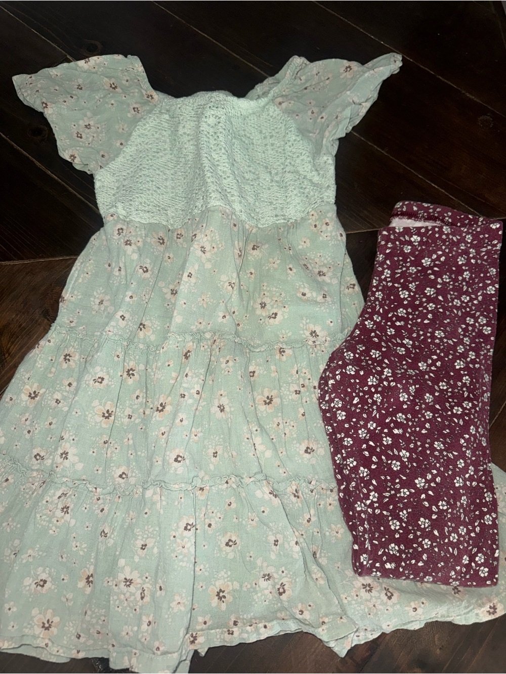Girls Size Large Dress and Leggings